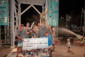 ChampagneShower 300x200 Emerald Coast Blue Marlin Classic Sets Single Team Payout Record